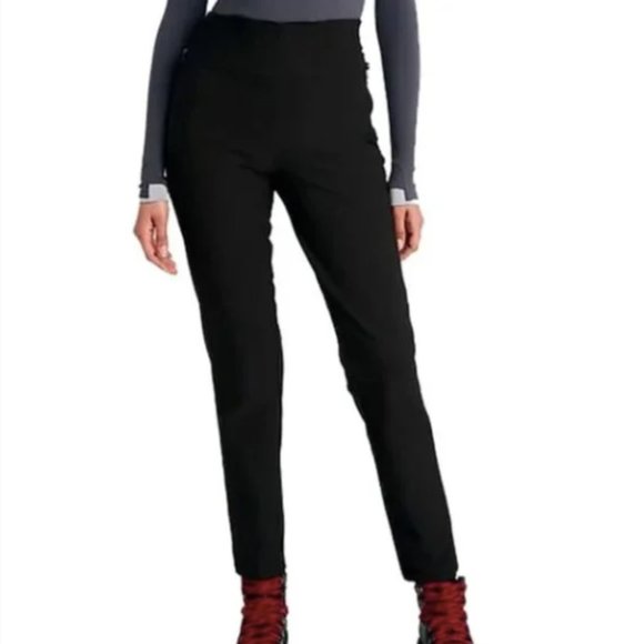 HFX Women's Black Fleece‎ Lined Water Resistant Winter Tech Pants Sz. M NWOT - Picture 1 of 16